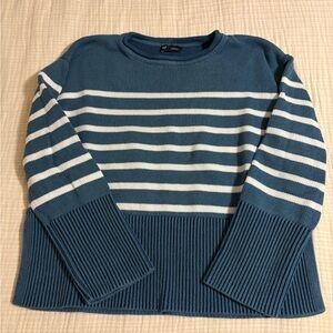 Blue Striped Sweater